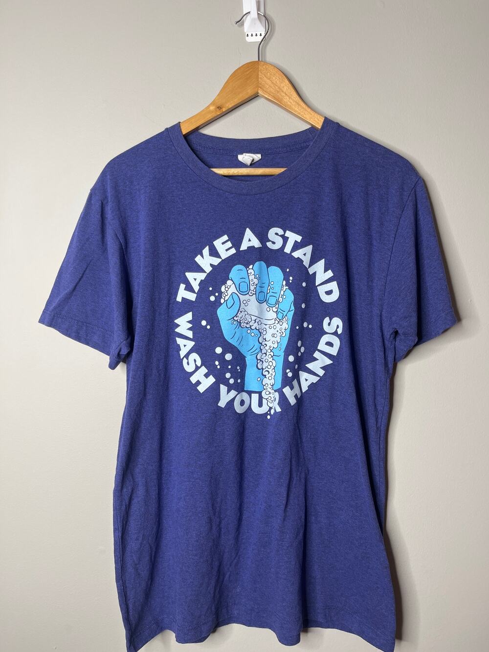 Charlie Hustle Wash Hands Tshirt Medium